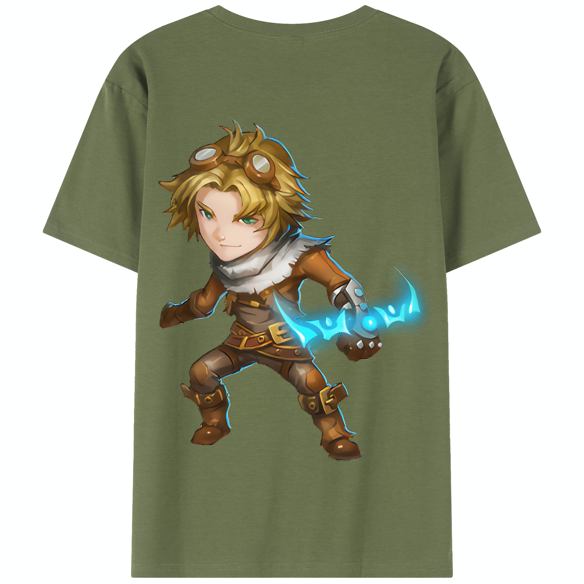 リーグ・オブ・レジェンド League of Legends LOL 綿100％半袖Tシャツ（背面プリント）